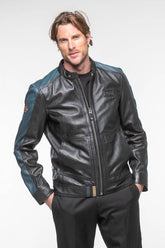 Steve McQueen Ellis 2 Leather Jacket Black Men
